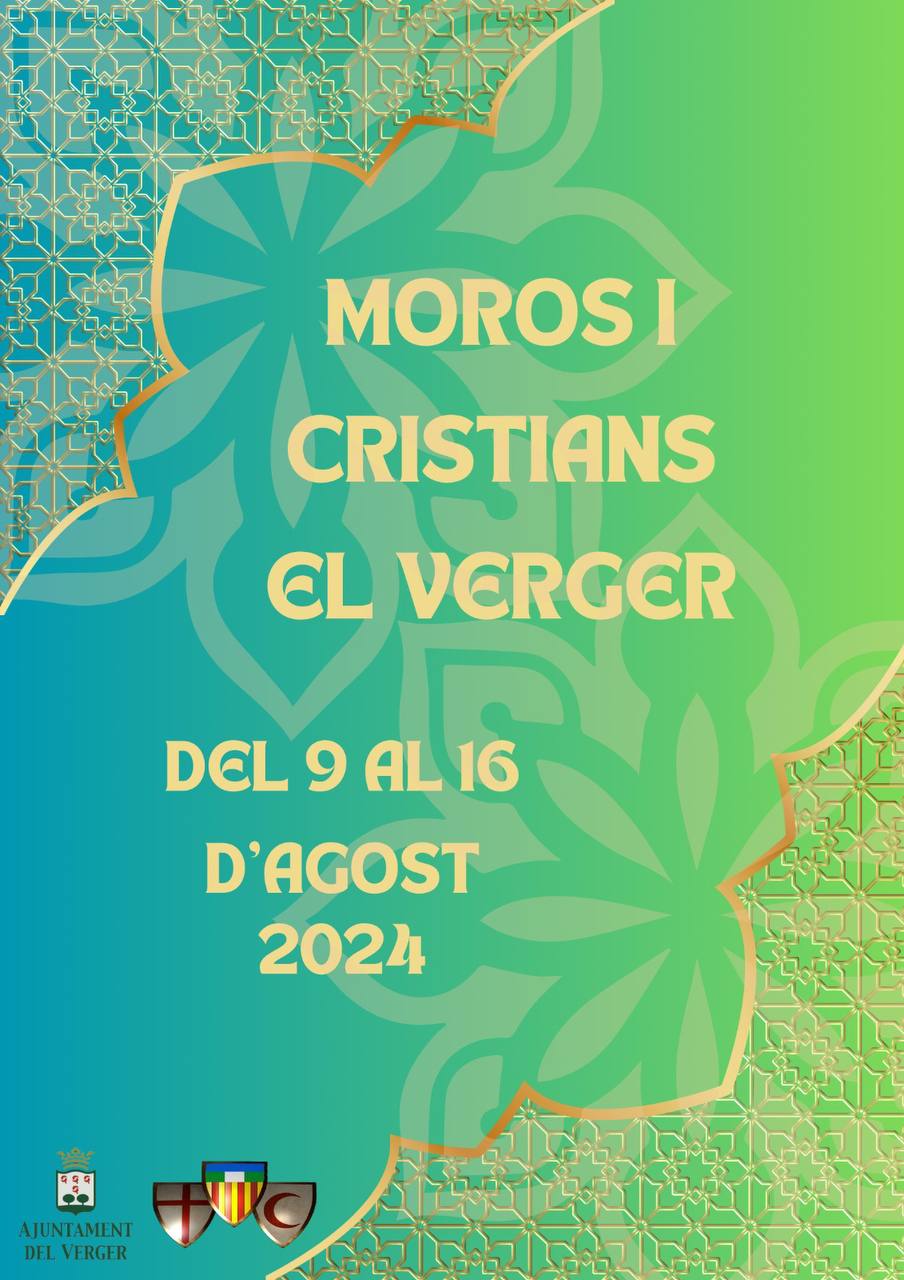 Fiestas patronales y de Moros y Cristianos en honor de la Madre de Dios del Rosario, San Roque y San Isidro 2024 El Verger / Vergel
